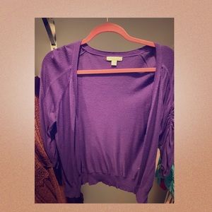 Purple NY&CO cardigan